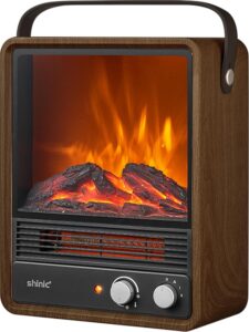 Shinic Electric Fireplace Heater for Indoor Use