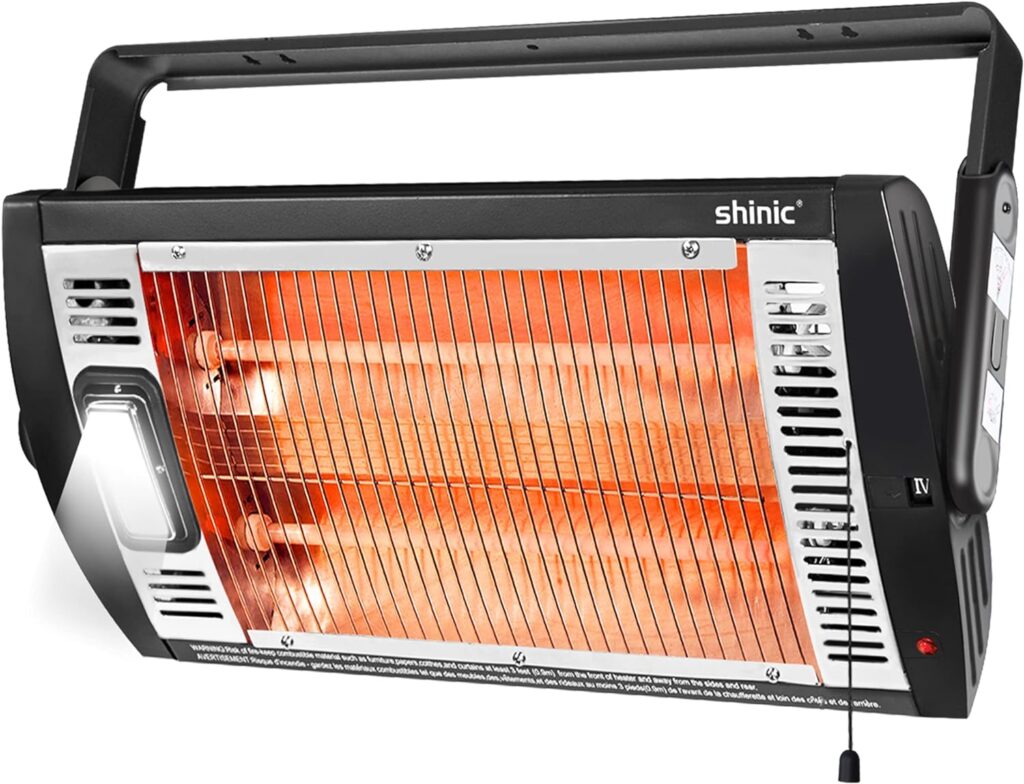 Shinic Electric Garage Heater with Work Light